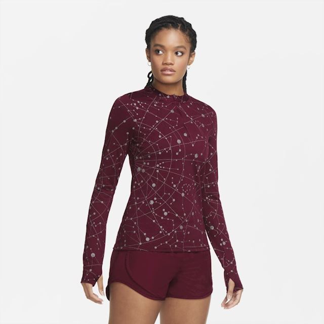 Nike Flash Women's Long-Sleeve Running Top - Red | CU3391-638 | FOOTY.COM