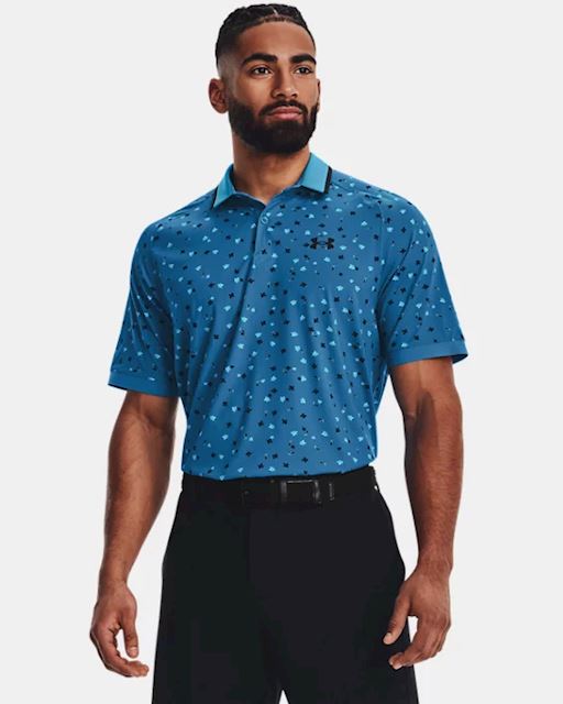 Under Armour Men's UA Iso-Chill Floral Polo | 1370091-899 | FOOTY.COM
