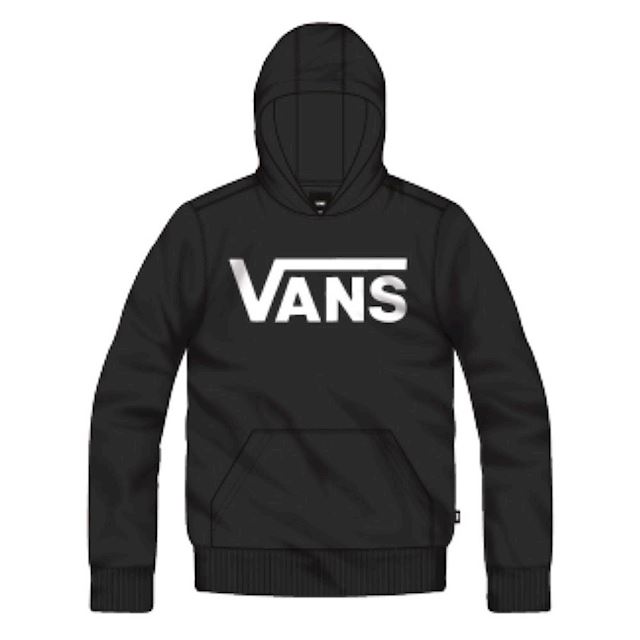 VANS Boys Vans Classic Pullover Hoodie (8-14+ Years) (black-white) Boys ...