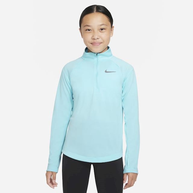 Nike Dri-FIT Older Kids' (Girls') Long-Sleeve Running Top - Blue ...