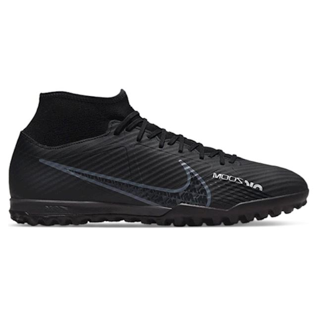 Nike Zoom Mercurial Superfly 9 Academy TF Turf Football Shoes - Black ...