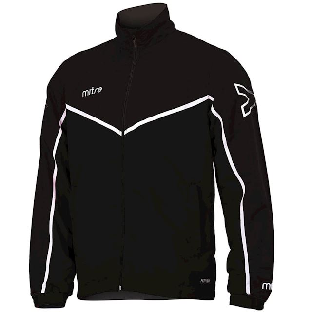 Mitre Primero Woven Track Top - Black/White | 5T70019BJ7 | FOOTY.COM