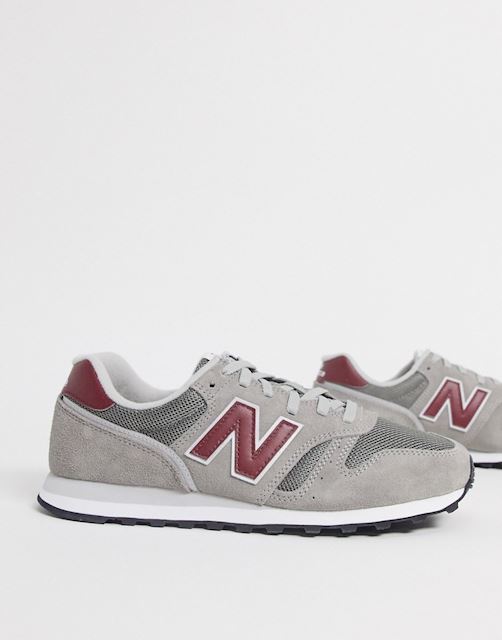 new balance 373 burgundy silver