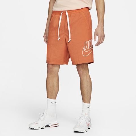 nike retro woven short orange