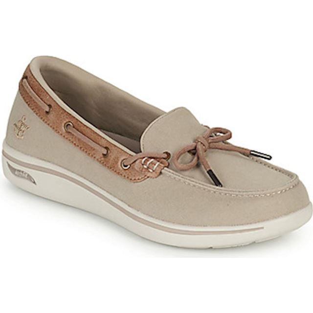 Skechers SHORELINE women's Boat Shoes in Beige | 136600-NAT | FOOTY.COM