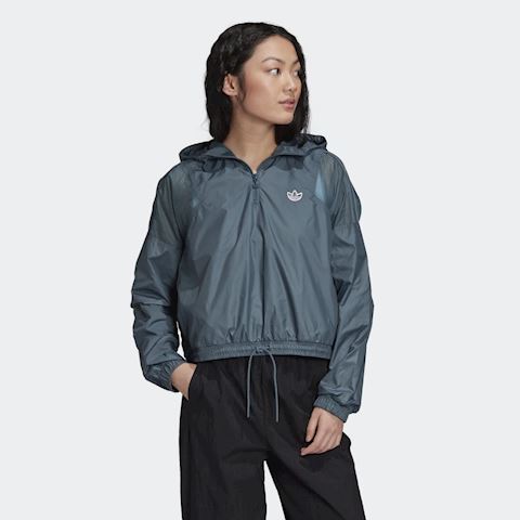 cropped windbreaker adidas