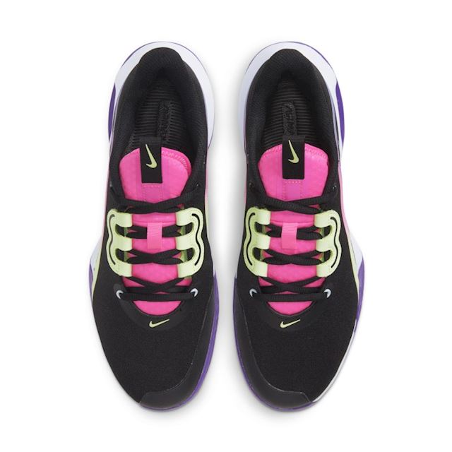 Nike Herre Tennis | NikeCourt Air Max Volley Hardcourt-tennissko Black/Volt/Laser Crimson/White 