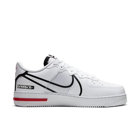 nike men's air force 1 react white sneaker