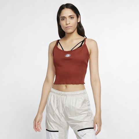 nike women's cropped tank top