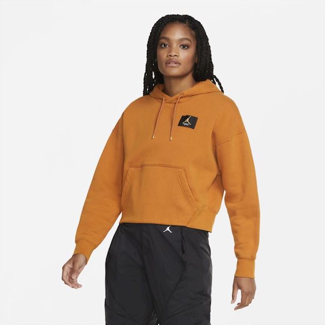 Nike Jordan Flight Women's Fleece Pullover Hoodie - Brown | CV7737-231 ...