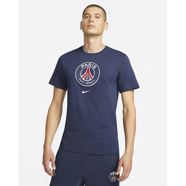 Nike Paris Saint Germain T-shirt Crest - Midnight Navy/white - | DJ1315 ...