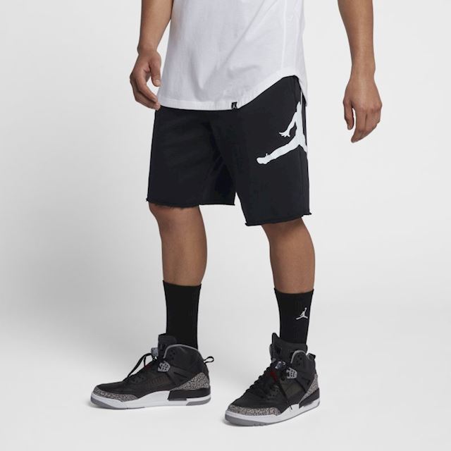 Nike Jordan Jumpman Logo Men's Fleece Shorts - Black | AQ3115-010 ...