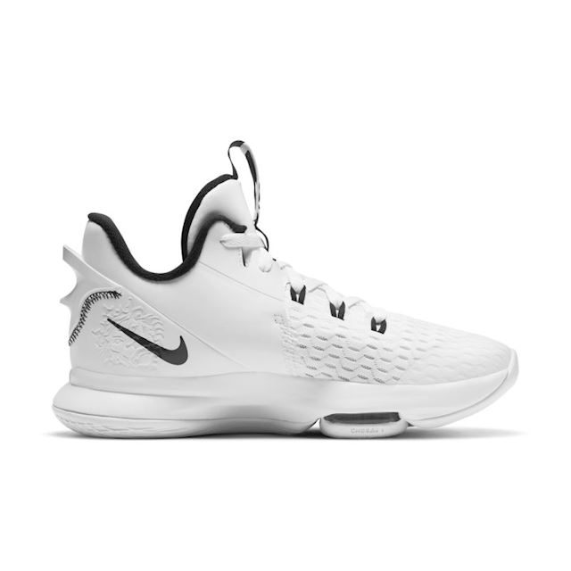 Nike LeBron Witness 5 Basketball Shoe - White | CQ9380-101 | FOOTY.COM
