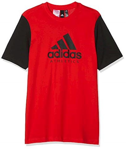 adidas red and black shirt