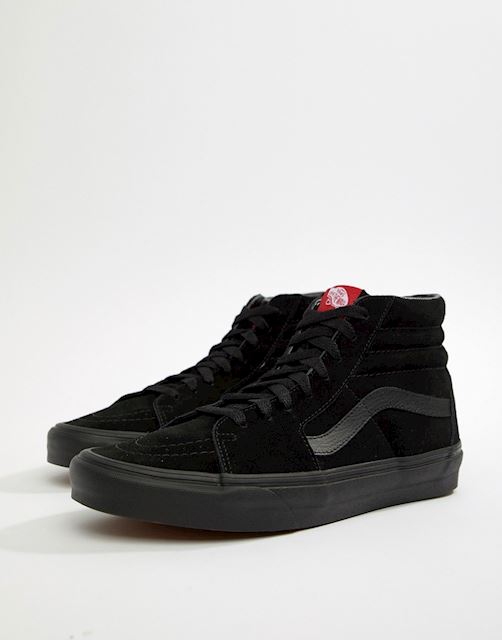 vans high top black suede