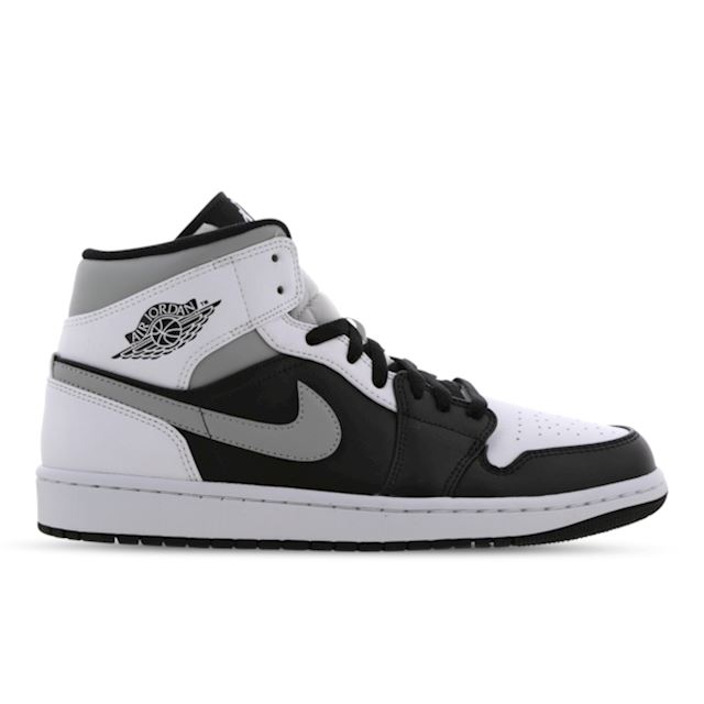 Nike Air Jordan Air Jordan 1 Mid Black Grey White | 554724-073 | FOOTY.COM