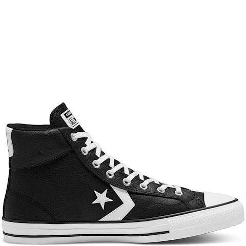 converse star player leather hi