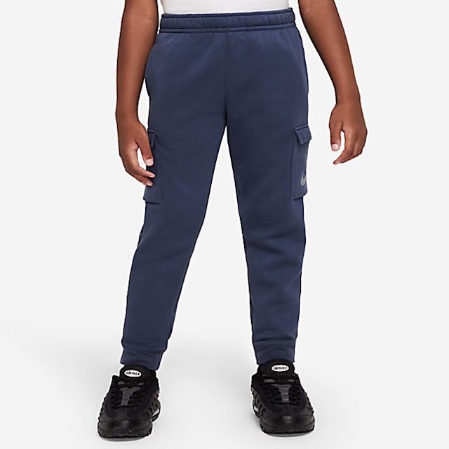 Nike Sportswear Repeat Older Kids' (Boys') Fleece Cargo Trousers - Blue ...