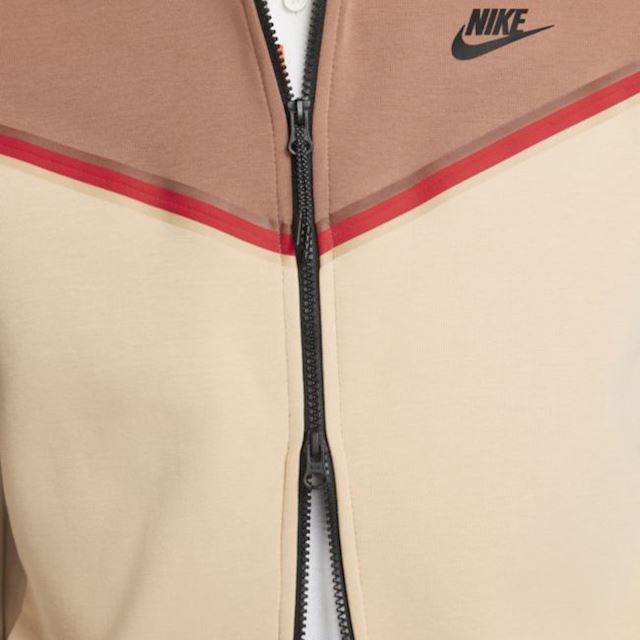 Nike Sportswear Tech Fleece Men's Full-Zip Hoodie - Brown | CU4489-215 ...