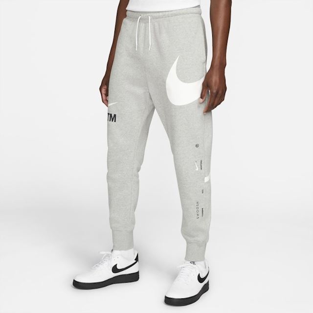 Nike Sportswear Swoosh Men's Semi-Brushed-Back Trousers - Grey | DD6001 ...