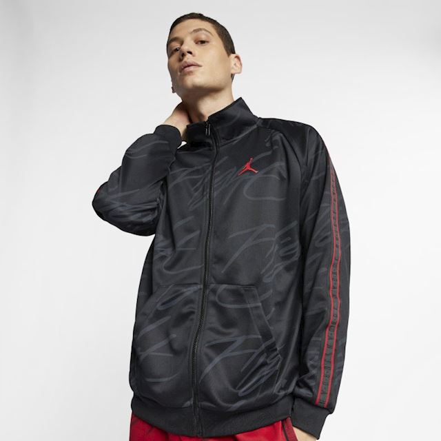 Nike Jordan Jumpman Tricot Men's Graphic Jacket - Black | AR4460-010 ...