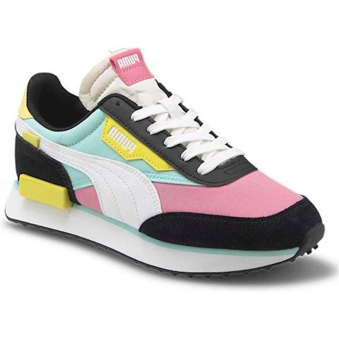Puma Select Future Rider Play On EU 35 Sachet Pink / Puma White / Celandine  | 372351_10 | FOOTY.COM