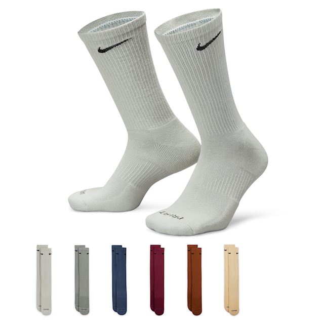Nike Everyday Plus Cushioned Training Crew Socks (6 Pairs) - Multi ...