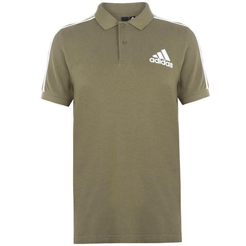 adidas 3 stripes logo polo shirt mens