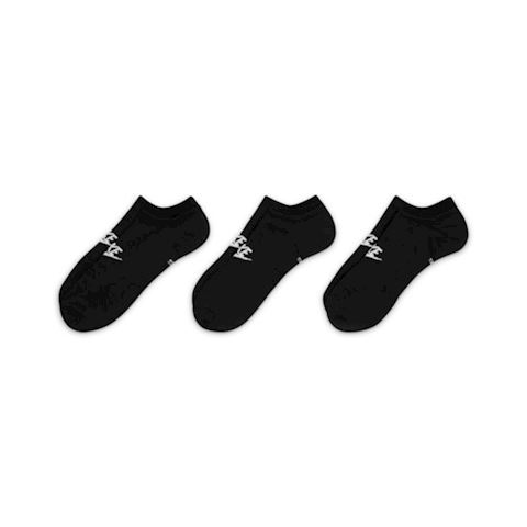 Nike Sportswear Everyday Essential No-Show Socks (3 Pairs) - Black ...