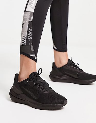 Nike Running Air Winflo 9 trainers in triple black | DD8686-002 | FOOTY.COM