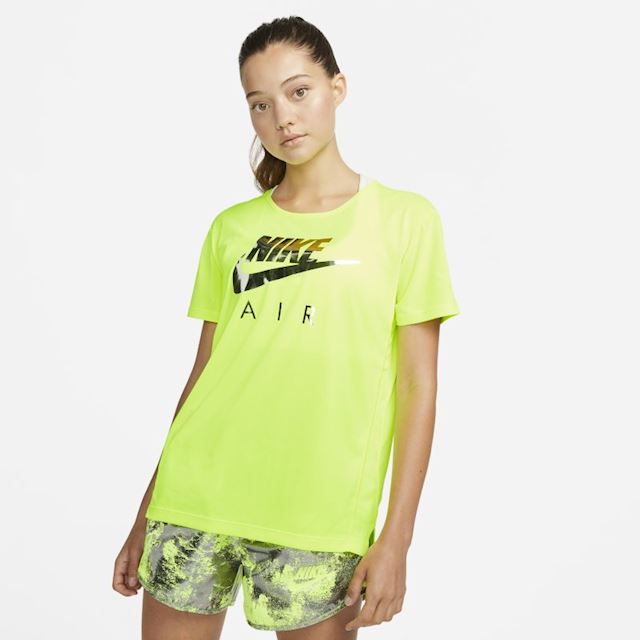 Nike Air Dri-FIT Women's Short-Sleeve Running Top - Yellow | DD4342-702 ...