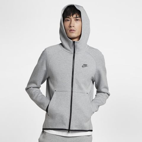 nike tech fleece hoodie mens grey 