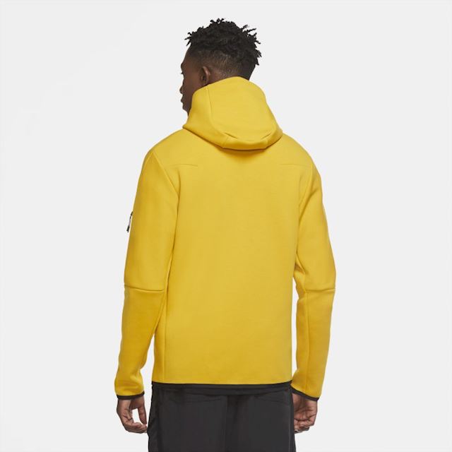 Nike Sportswear Tech Fleece Men's Full-Zip Hoodie - Yellow | CU4489-743 ...