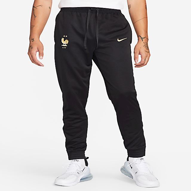 Nike FFF Men's Knit Football Pants - Black | DH4845-010 | FOOTY.COM