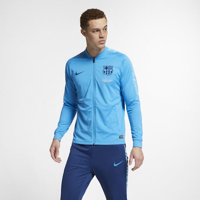 Nike FC Barcelona Dri-FIT Squad Men's Football Track Suit - Blue ...