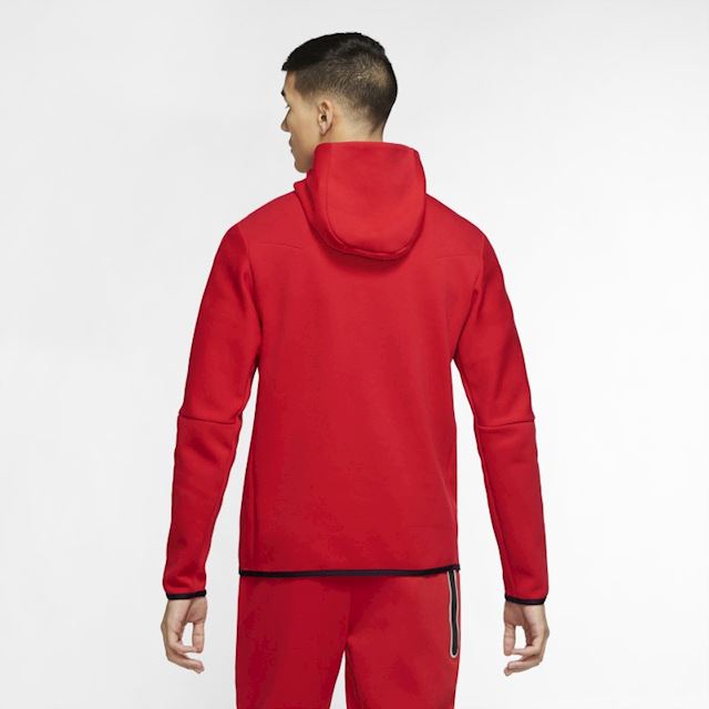 Nike Sportswear Tech Fleece Men's Pullover Hoodie - Red | CU4493-657 ...