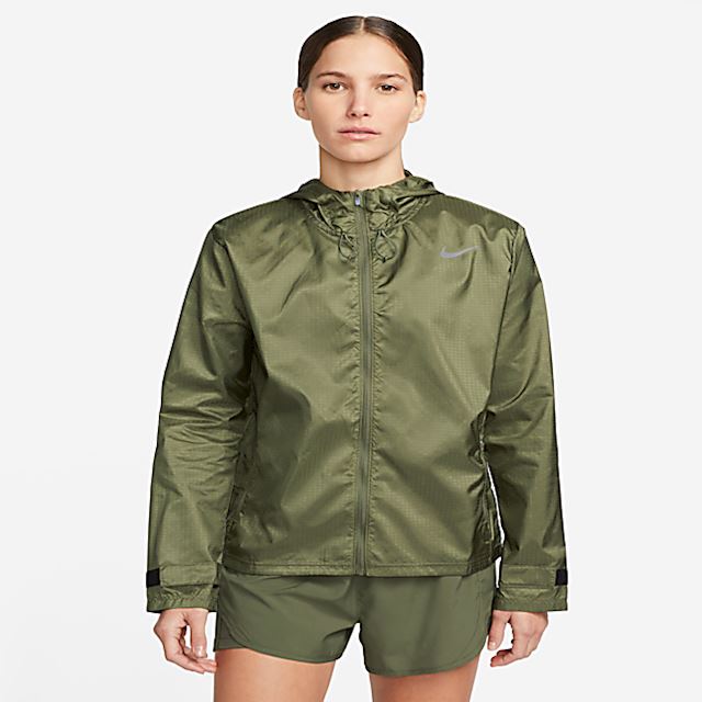 Nike Essential Women's Running Jacket - Green | CU3217-222 | FOOTY.COM