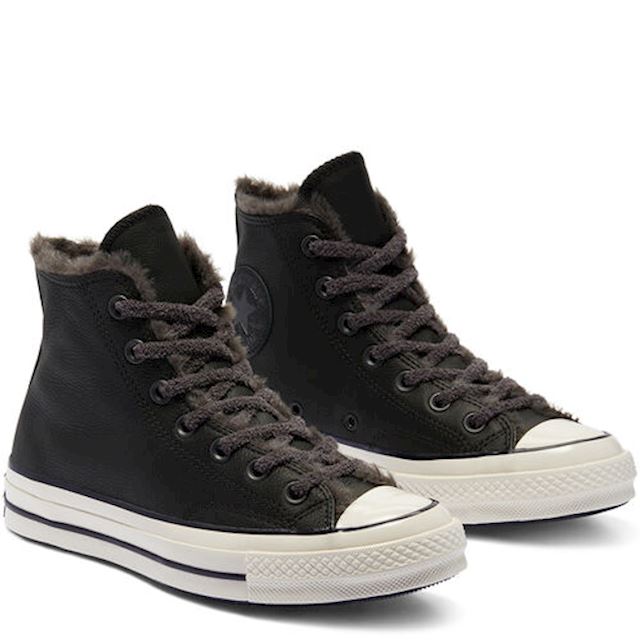 converse cosy club hi borg trainers in black