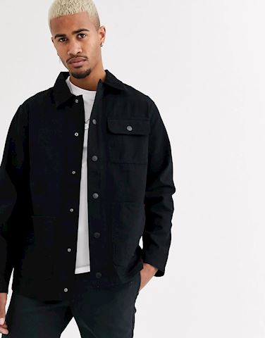 vans drill chore jacket in black