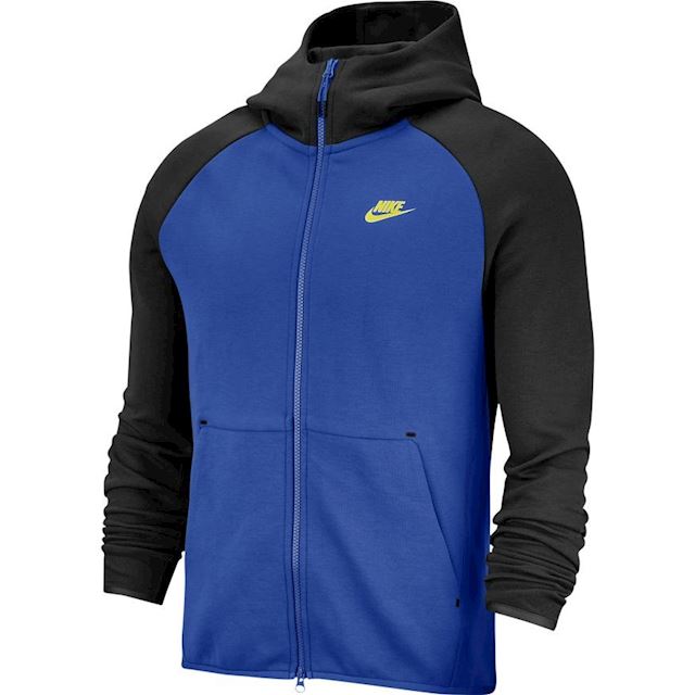 black and blue nike tracksuit