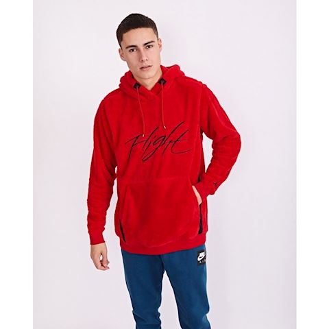 nike sherpa hoodie red