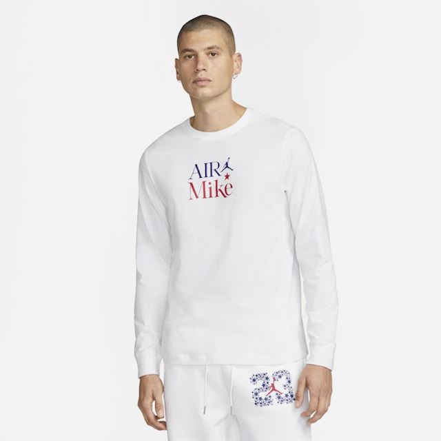 Nike Jordan Sport DNA Men's Graphic Long-Sleeve T-Shirt - White ...
