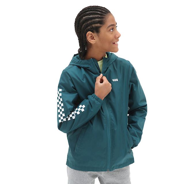 vans teal windbreaker