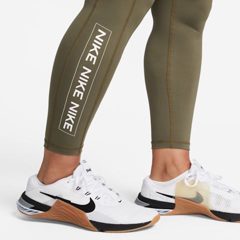Nike Pro Women's Graphic Mid-Rise Leggings - Green | DQ5595-222 | FOOTY.COM