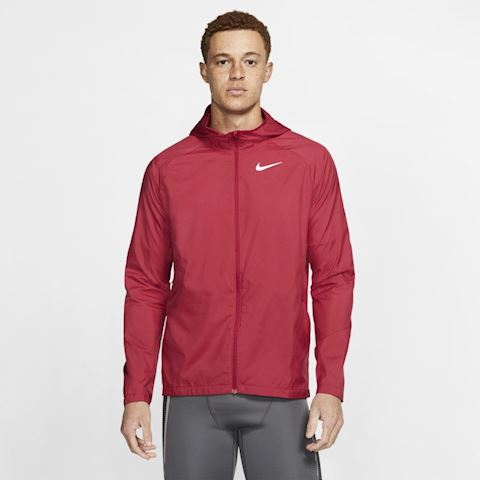 Nike Essential Men's Hooded Running Jacket - Red | BV4870-620 | FOOTY.COM