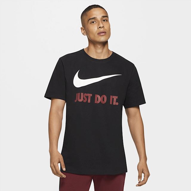 Nike Sportswear Swoosh Men's T-Shirt - Black | BV0623-010 | FOOTY.COM