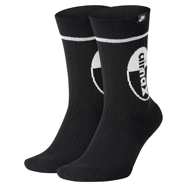 Nike Air Max Crew Socks (2 Pairs) - Black | SX6381-010 | FOOTY.COM