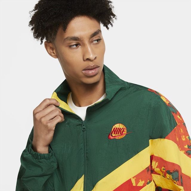nike throwback men's woven tracksuit basketball pants