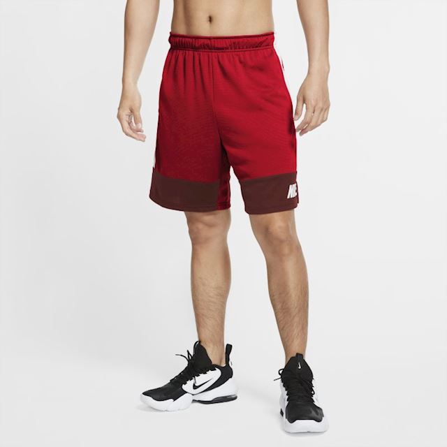 red nike shorts dri fit