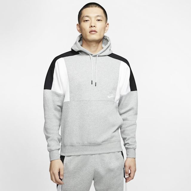 nike colour block pullover hoodie